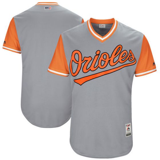 Men Baltimore Orioles Blank Grey New Rush Limited MLB Jerseys